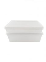 Fish Tubs/Food Storage Bins 25lb & 10lb with lids 11.5" x 15.5", Pack of 10 combos, 5 Each Size